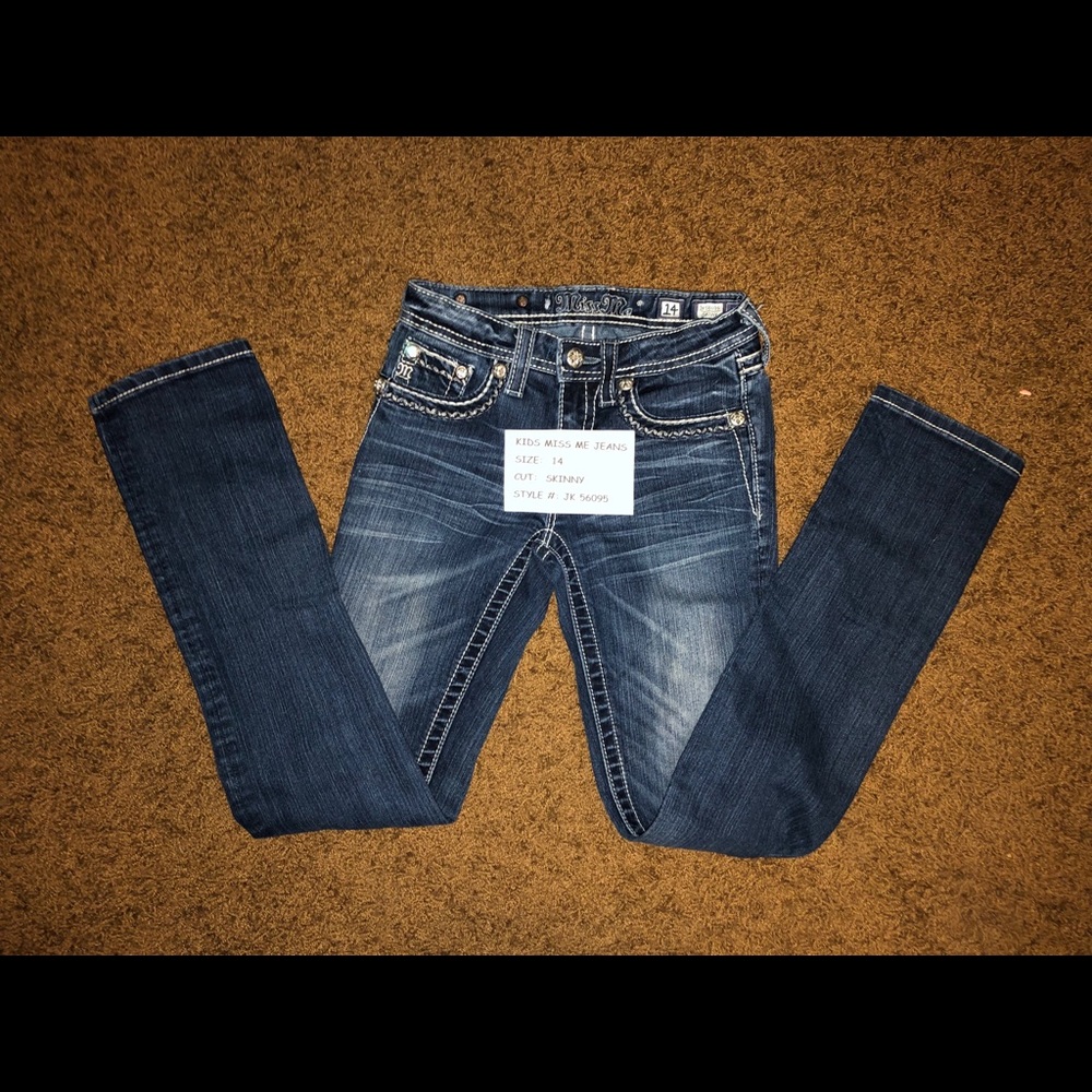 MISS ME KIDS SKINNY JEANS SIZE 14